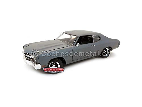 1970 Chevrolet Chevelle SS "Fast and Furious IV" Gris Mate 1:18 ERTL 39579