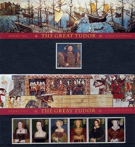 1997 Henry VIII - The Great Tudor Stamps in Presentation pack by Royal Mail 1997 Henry VIII - The Great Tudor Stamps in Presentation pack by Royal Mail