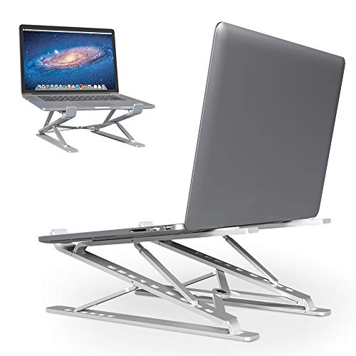 【2020 Nuevo】 Soporte Portatil Adjustable Laptop Stand Soporte Laptop Soporte Ordenador Portátil para Macbook Pro Air, Lenovo y Otros 10-15” Portatiles