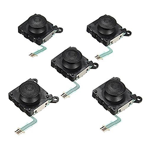 5 x izquierda derecha analógica 3D joystick control Pad Stick Botón para PS Vita Slim PCH-2000 PSV 2000 Reemplazo