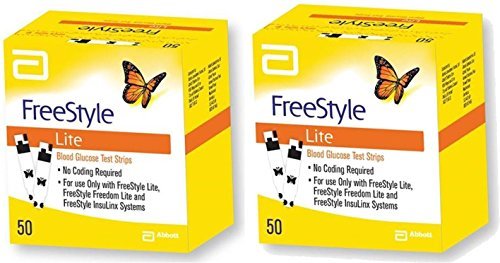 50x2 Freestyle Lite Test Strips by Freestyle Lite 50x2 Freestyle Lite Test Strips by Freestyle Lite