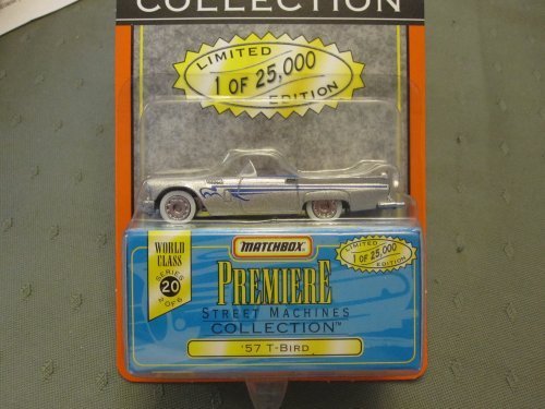 57 T-Bird Matchbox Premiere Series 20 Street Machines Collection by Matchbox 57 T-Bird Matchbox Premiere Series 20 Street Machines Collection by Matchbox