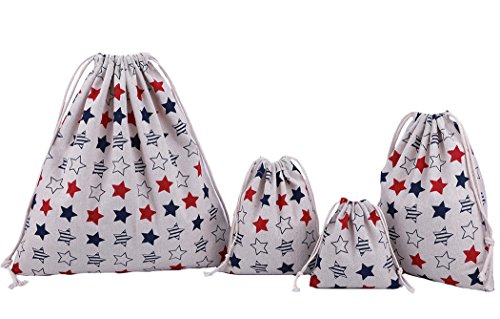abaría - 4 Unidades Bolsa de algodón Grande - Bolsa Inserto Organizador para Ropa Juguete pañales - Bolsos Inserto bebé - Grande 37 x 40 cm, Mediano 25x 30 cm, pequeña 19 x 23 cm, Mini 14 X 16 cm abaría - 4 Unidades Bolsa de algodón Grande - Bolsa Inserto Organizador para Ropa Juguete pañales - Bolsos Inserto bebé - Grande 37 x 40 cm, Mediano 25x 30 cm, pequeña 19 x 23 cm, Mini 14 X 16 cm