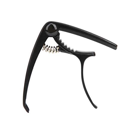 Abrazadera para cejilla de guitarra duradera para amantes de la música para bajo(black) Abrazadera para cejilla de guitarra duradera para amantes de la música para bajo(black)