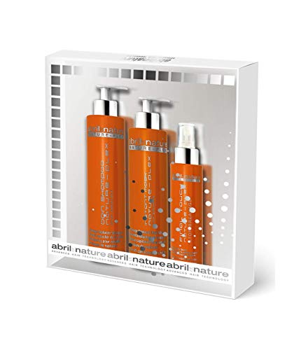 abril et nature - Pack Regalo Tratamiento Profesional NATURE-PLEX Cabello dañado - Incluye Mascarilla Pelo, Aceite Pelo y Champú de Peluquería - Ácido hialurónico y células madre abril et nature - Pack Regalo Tratamiento Profesional NATURE-PLEX Cabello dañado - Incluye Mascarilla Pelo, Aceite Pelo y Champú de Peluquería - Ácido hialurónico y células madre