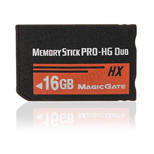 ACAMPTAR 16GB Tarjeta de Memoria Ms Pro Duo HX Tarjeta Flash para PSP Cybershot Cámera