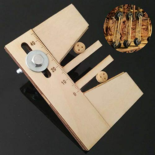 Accesorios para herramientas amarre Arreglo madera ajustable DIY Ojos muertos Kit modelo barco madera Conjunto mano auxiliar Práctico hogar Accesorios para herramientas amarre Arreglo madera ajustable DIY Ojos muertos Kit modelo barco madera Conjunto mano auxiliar Práctico hogar