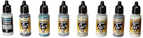 Acrylicos Vallejo "Us Navy & Usmc Colors From 70'S To Pres" Modelo Air Set Acrylicos Vallejo "Us Navy & Usmc Colors From 70'S To Pres" Modelo Air Set