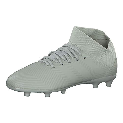 adidas Nemeziz 18.3 FG J, Zapatillas de Fútbol Niños, Gris (Ash Silver/Ash Silver/White Tint S18), 32 EU