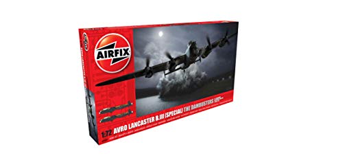 Airfix - Avro Lancaster, avión 1:72, B.III Kit de modelo de avión The Dambusters (A09007) Airfix - Avro Lancaster, avión 1:72, B.III Kit de modelo de avión The Dambusters (A09007)