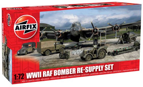 Airfix - Kit de modelismo, Diorama WWII Bomber Re-Supply, 1:72 (Hornby A05330) Airfix - Kit de modelismo, Diorama WWII Bomber Re-Supply, 1:72 (Hornby A05330)
