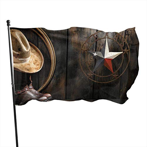 Alanader Bandera de jardín, Bandera de Patry, Bandera al Aire Libre,Seasonal Western Texas Star Banner Garden Flag, Demonstration Flag - 3 X 5 Ft