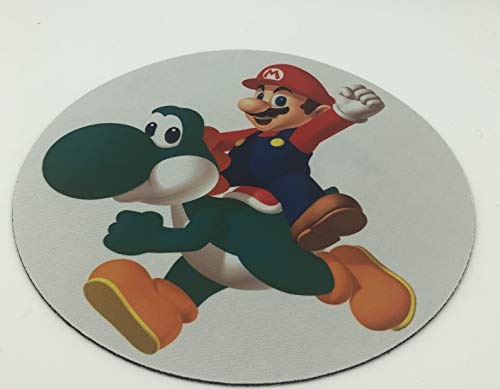 Alfombrilla de Ratón de Juego- Super Mario Bros - Suave + Resistente al Agua. Tela de Superficie, Base de Agarre de Goma Antideslizante, Se Adapta a Todos los Tipos de ratón.