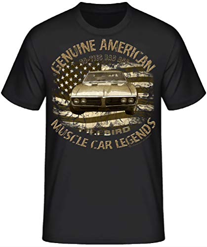 American Classic Muscle Car Shirt Vintage Hot Rod RocknRoll Camisetas Firebird 60s XXL