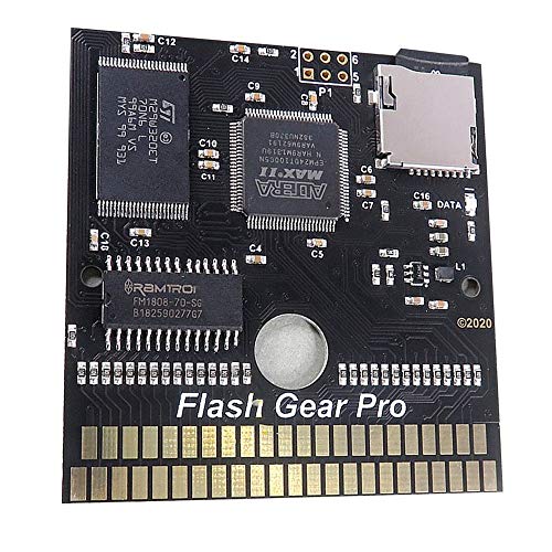 Andifany Adecuado para el Sistema Sega Game Gear para Flash Gear Pro Tarjeta Flash de Ahorro de EnergíA Tarjeta de Juego Tablero Pcb