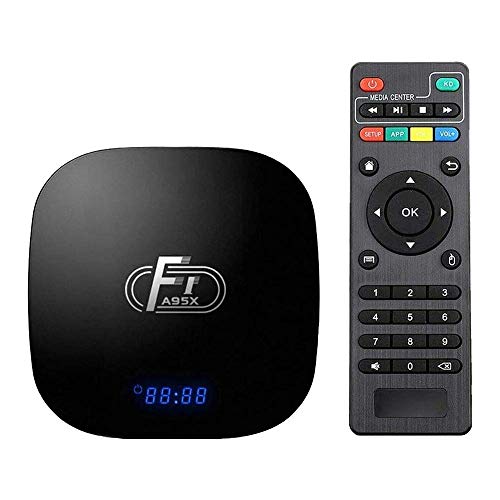 Android 8.1 TV Box,Smart Media Player 2+16GB ROM Amlogic S905W Media Box,Support 2.4GHz WiFi 3D/1080P/4K Android TV Box with Remote Control