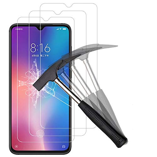 ANEWSIR Protector de Pantalla para Xiaomi Mi 9, Xiaomi Mi 9 Cristal Templado, [3 Pack] [9H Dureza] [Ultra-transparente] [Sin Burbujas] [Resistente a Arañazos] Vidrio Templado Screen Protector Xiaomi 9