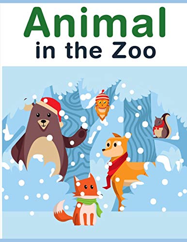 Animal In The Zoo: Coloring Book with Cute Animal for Toddlers , Kids , Children: 7 (Art Inspiration)