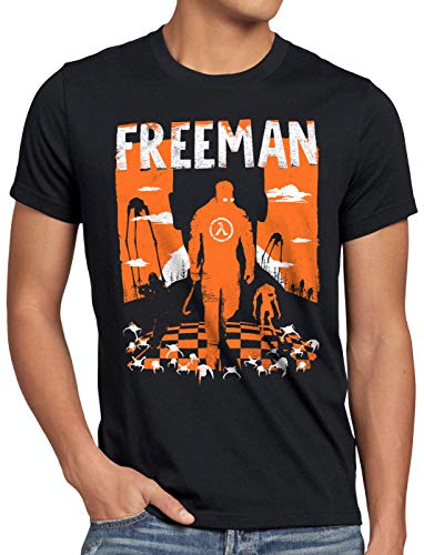 A.N.T. Crowbar Hero Camiseta para Hombre T-Shirt Freeman Shooter Gaming, Talla:M