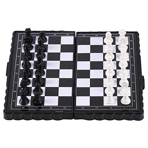 Appearanice Entretenimiento plástico Plegable portátil del ajedrez del ajedrez del Bolsillo magnético para el Partido