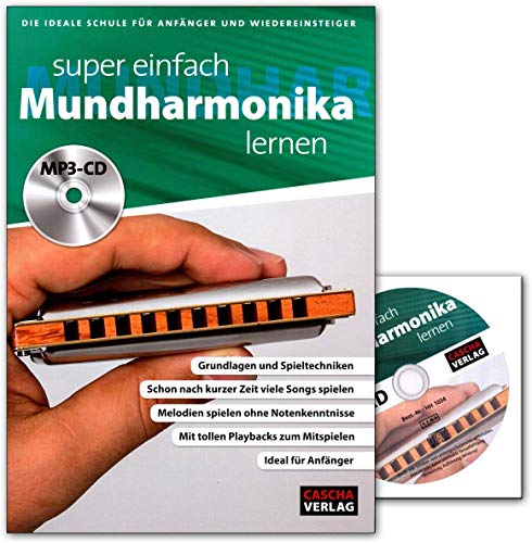 Aprender armónicas super fácil – Libro de aprendizaje con MP3-CD – HH1034-9783866263734