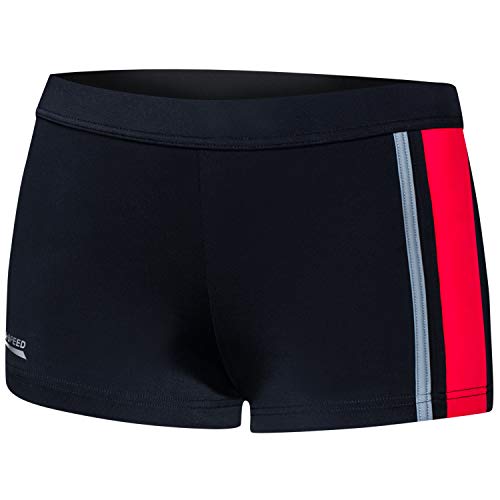 Aqua Speed Amos Mens Bañadores | Pantalones de baño para Hombres | Protección UV | 08. / 13 / Negro Rojo Gris | Tamaño: XL Aqua Speed Amos Mens Bañadores | Pantalones de baño para Hombres | Protección UV | 08. / 13 / Negro Rojo Gris | Tamaño: XL