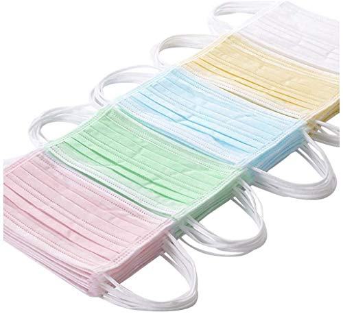 ARES 50PCS, tela no tejida de tres capas, salud/limpieza/exterior(10 piezas de rosa + 10 piezas de verde + 10 piezas de azul + 10 piezas de amarillo + 10 piezas de blanco) (5color) ARES 50PCS, tela no tejida de tres capas, salud/limpieza/exterior(10 piezas de rosa + 10 piezas de verde + 10 piezas de azul + 10 piezas de amarillo + 10 piezas de blanco) (5color)