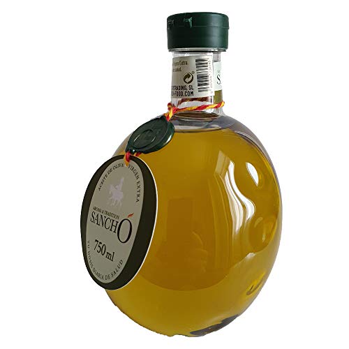 Aroma & Tradition Sancho – Aceite de Oliva Virgen Extra Arbequina 100% Obtenido en Frío - AOVE en Botella PET 750 ml - Formato Ideal para Utilizar en Casa