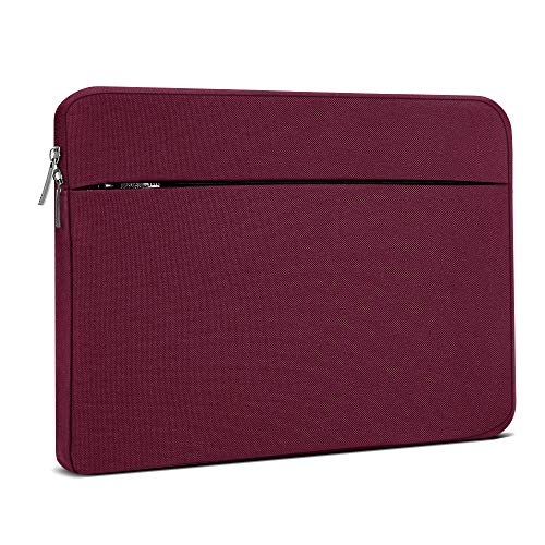 AtailorBird Funda Ordenador Portatil 15,6 Pulgadas,Bolsa pc Portátil Impermeable Anti-rasguños Antigolpes,Funda 15,6 Acolchada per Laptop/Notebook/MacBook/Chromebook -Vino Tinto