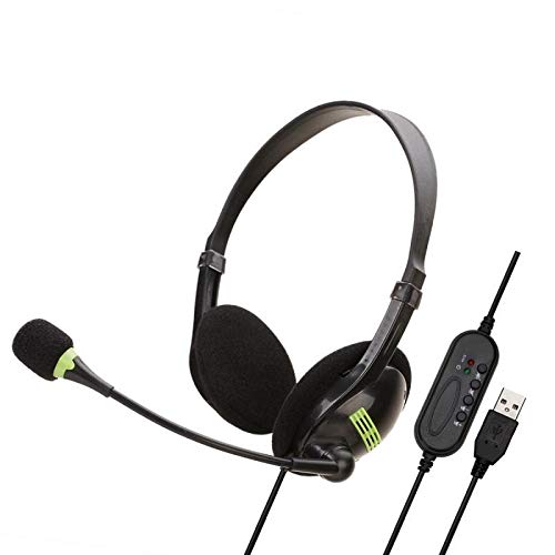 Auriculares de Juego de Interfaz USB / 3.5mm de Interfaz, for computadora portátil PC Auriculares con audífonos estéreo con Cable MICR Lote (Color : USB Interface) Auriculares de Juego de Interfaz USB / 3.5mm de Interfaz, for computadora portátil PC Auriculares con audífonos estéreo con Cable MICR Lote (Color : USB Interface)
