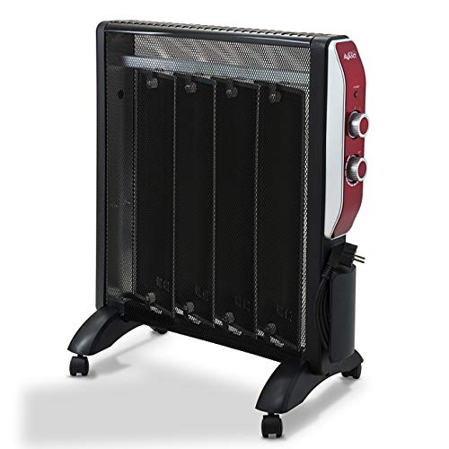 AVANT AV7577 - Radiador De Mica 2000w con 2 Niveles De Potencia: 1000w - 2000w. Termostato Regulable, Ruedas Pivotantes, Protección Sobrecalentamiento, Rápida Convección Y Difusión Calor. Color Negro AVANT AV7577 - Radiador De Mica 2000w con 2 Niveles De Potencia: 1000w - 2000w. Termostato Regulable, Ruedas Pivotantes, Protección Sobrecalentamiento, Rápida Convección Y Difusión Calor. Color Negro