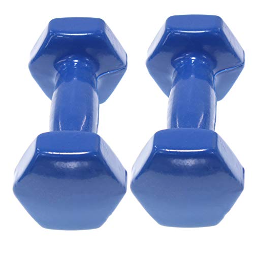 AYA Set de 2 Mancuernas con Revestimiento de Vinilo | Ejercicio Fitness | Entrenamiento en Casa | Gimnasio | Pesos de 0.5 a 5 Kg (1.0KG, Rojo) AYA Set de 2 Mancuernas con Revestimiento de Vinilo | Ejercicio Fitness | Entrenamiento en Casa | Gimnasio | Pesos de 0.5 a 5 Kg (1.0KG, Rojo)