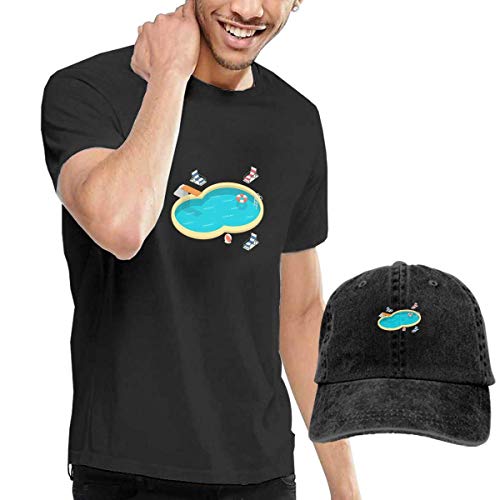 AYYUCY Camisetas y Tops Hombre Polos y Camisas, I Pee in Pond Fashion Men's T-Shirt and Hats Youth & Adult T-Shirts