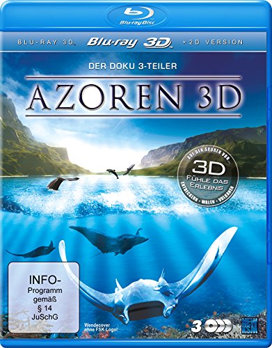 Azoren 3D - Auf den Spuren von Entdeckern, Walen und Vulkanen (Gesamtbox im 3 Disc Set) [3D Blu-ray] [Blu-ray]