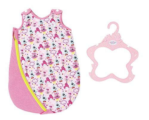 BABY born Sleeping Bag Bolso de dormir para muñecas - Accesorios para muñecas (Bolso de dormir para muñecas, 3 año(s), Azul, Rosa, 43 cm, Chica, 43 cm)