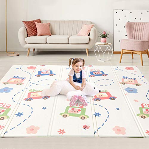 Bammax Alfombra Infantil, Alfombra Puzzle, Alfombra de Juego para Bebés, Alfombra Niños, Suelo Bebés de XPE, Reversible, Plegable, Impermeable, Antideslizante, Portátil, 200 * 180 * 1cm Bammax Alfombra Infantil, Alfombra Puzzle, Alfombra de Juego para Bebés, Alfombra Niños, Suelo Bebés de XPE, Reversible, Plegable, Impermeable, Antideslizante, Portátil, 200 * 180 * 1cm
