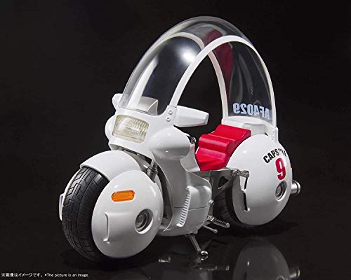 Bandai -'Figurine DBZ – Bulma Motorcycle Hoipoi Capsule 9 SH Figuarts 17 cm – 4573102587398, estándar, Multicolor
