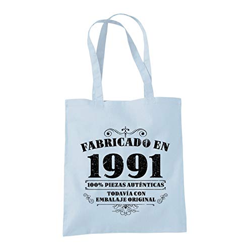 Bang Tidy Clothing ES996 Fabricado en 1991 Tote Bag PBLUE
