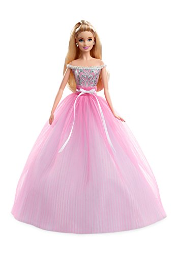 Barbie Collector, Muñeca feliz cumpleaños 2017 (Mattel DVP49)
