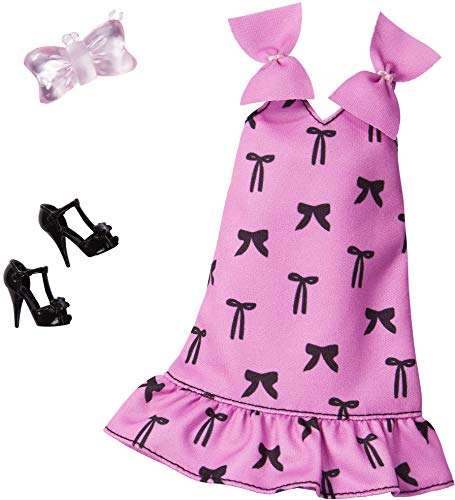 Barbie Conjunto Bow Print Mattel GHW85 | Moda de Muñeca Barbie Conjunto Bow Print Mattel GHW85 | Moda de Muñeca