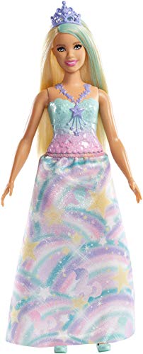 Barbie Dreamtopia - Muñeca Princesa rubia con conjunto de arociris (Mattel FXT14) , color/modelo surtido