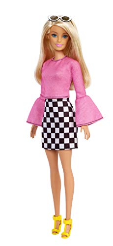 Barbie Fashionista - Muñeca rubia con falda a cuadros (Mattel FXL44) Barbie Fashionista - Muñeca rubia con falda a cuadros (Mattel FXL44)