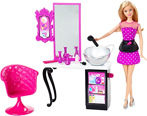 Barbie Mattel CMM55 Malibu Avenue - Peluquería con muñeca
