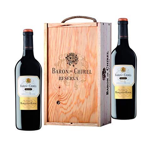 Barón de Chirel - Vino Tinto Reserva D.O. Rioja - Estuche 2 Botellas x 750 ml