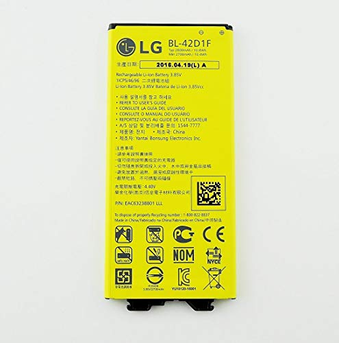Bateria Original LG BL-42D1F para LG G5 (H850), 2800mAh, Bulk Bateria Original LG BL-42D1F para LG G5 (H850), 2800mAh, Bulk