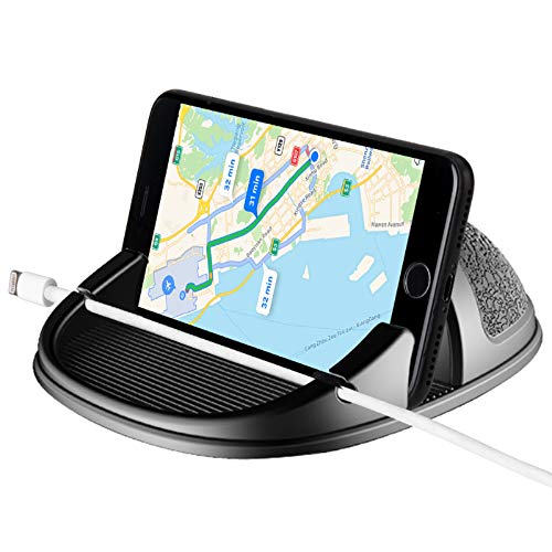 Beeasy Soporte Móvil para Coche,Universal Soporte Teléfono para Auto Phone Holder Car Mount Antideslizante Salpicadero para iPhone 12 11 Pro MAX XS X XR 8 7 6 6S Plus Samsung Galaxy Huawei OnePlus