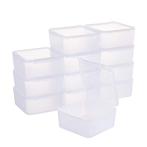 BENECREAT 12 Pack Caja Cuadradas Transparentes de Plastico para Cuentas, Artículos, Pastillas, Hierbas, Pequeñas Cosas, Adornos de Joyería y Otros Artículos Pequeños - 6.5x6.5x3cm BENECREAT 12 Pack Caja Cuadradas Transparentes de Plastico para Cuentas, Artículos, Pastillas, Hierbas, Pequeñas Cosas, Adornos de Joyería y Otros Artículos Pequeños - 6.5x6.5x3cm