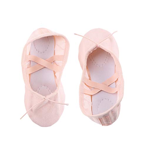BESPORTBLE Zapatillas de Ballet para niñas niños Zapatillas clásicas de Lona con Suela Dividida Zapatos de Yoga Pisos Tamaño 28 Carne Rosa BESPORTBLE Zapatillas de Ballet para niñas niños Zapatillas clásicas de Lona con Suela Dividida Zapatos de Yoga Pisos Tamaño 28 Carne Rosa