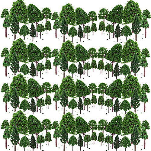BESTZY 50pcs Modelo Árbol Diorama Árboles Modelo Mezclados Árboles Tren Paisaje Ferrocarril Árboles Arquitectura para DIY Paisaje(30mm-70mm) BESTZY 50pcs Modelo Árbol Diorama Árboles Modelo Mezclados Árboles Tren Paisaje Ferrocarril Árboles Arquitectura para DIY Paisaje(30mm-70mm)