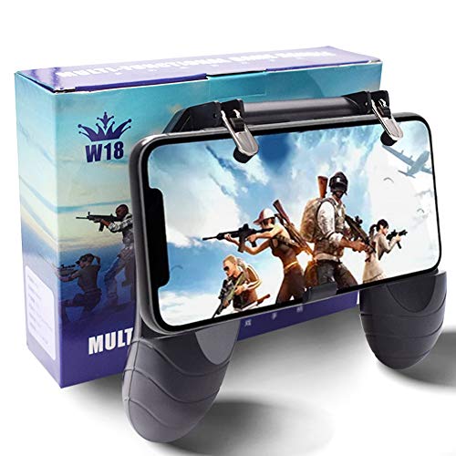 BESTZY PUBG Mobile Game Controller Controlador Móvil Gamepad Joystick Soporte para teléfono, Puntería y Disparo Altamente Sensibles para PUBG/Fortnite/Knives out, 4.5in-6.5in BESTZY PUBG Mobile Game Controller Controlador Móvil Gamepad Joystick Soporte para teléfono, Puntería y Disparo Altamente Sensibles para PUBG/Fortnite/Knives out, 4.5in-6.5in